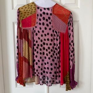 Anthropologie Miranda Peasant Blouse-  size M
